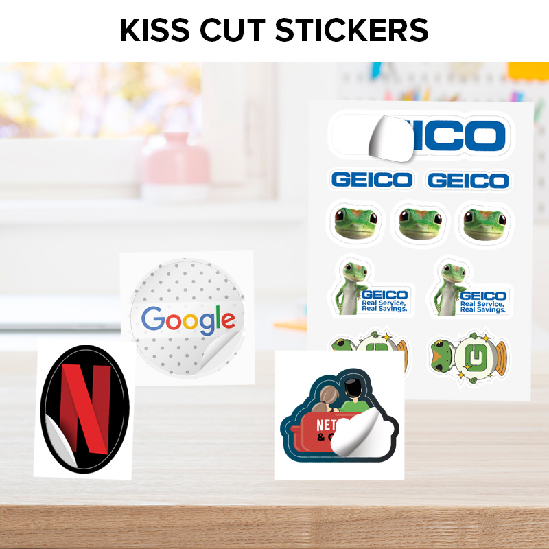 KISS CUT STICKERS